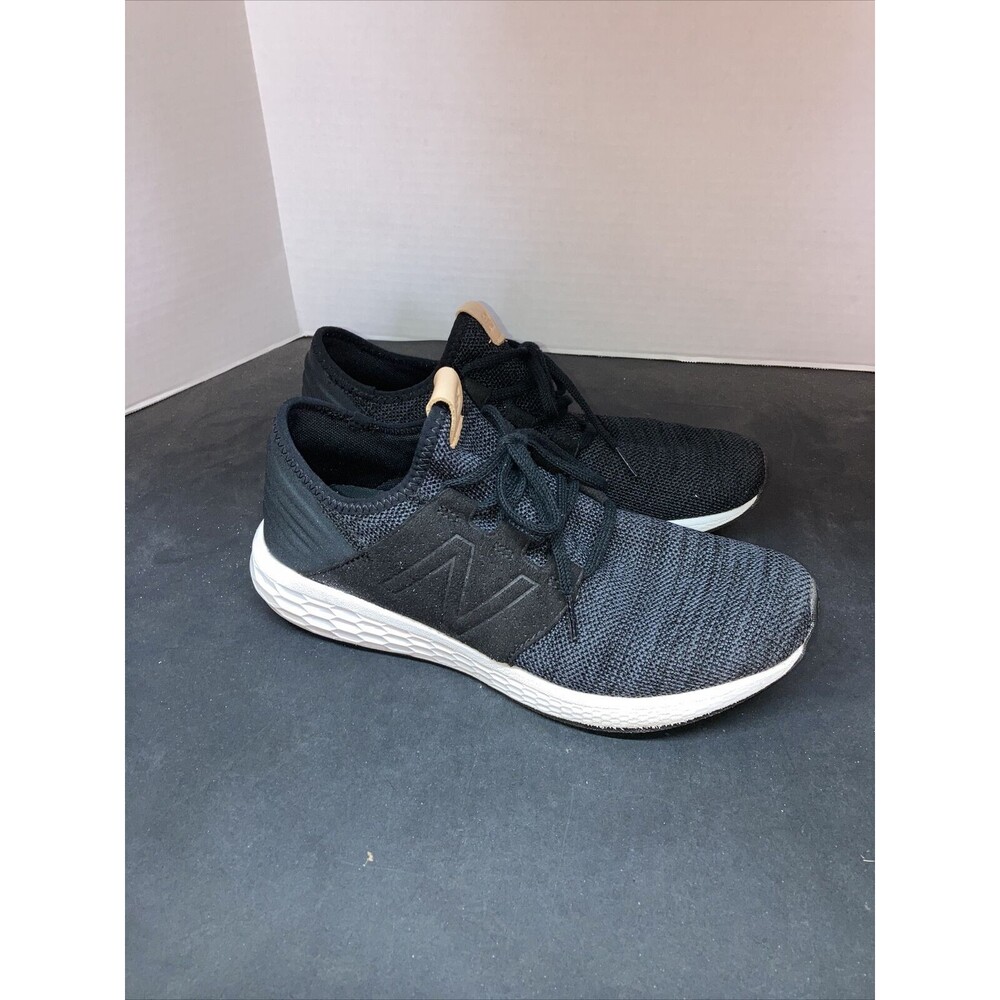 New Balance Fresh Foam Sport Men's 10 Running Shoes Sneakers Black White Gym